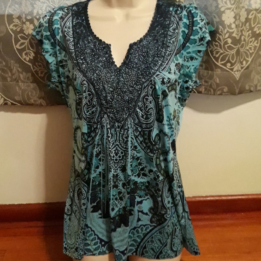 Embellished Apt 9 blouse size PM